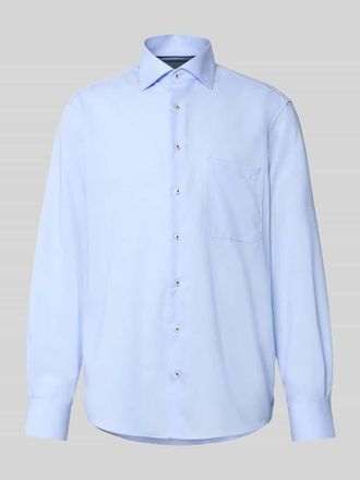 Eterna Comfort Fit Business-Hemd mit Kentkragen in Bleu, Gr&ouml;&szlig;e 40