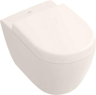Villeroy & Boch Cubeta Subway 2.0 370 X 560 Mm, Directflush, Modelo Suspendido, Salida Horizontal, Sanitarios Pergamon Ceramicplus