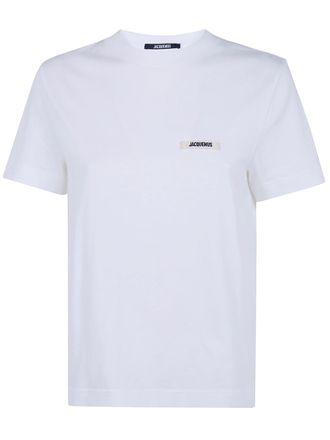 Jacquemus Le Tshirt Gros Grain Short Sleeves T-Shirt