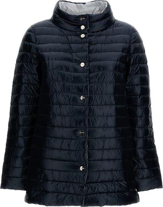 Herno Reversible A-Shape Jacket with High Collar