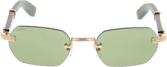 Cartier Accessoires, unisex, Groen, ONE Size, Zonnebril