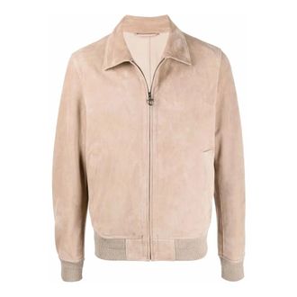 Ferragamo Heren, Jassen, Beige, Maat: L