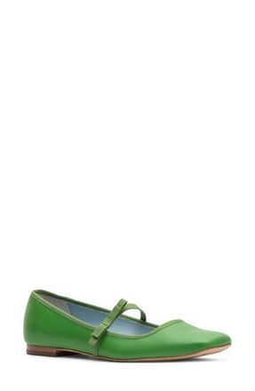 Frances Valentine Square-toe Mary Jane in Green at Nordstrom, Size 6.5