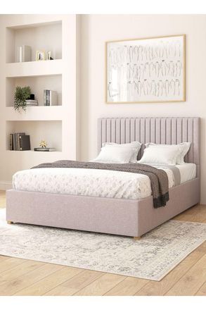 Aspire Home Accents Grant Electric Adjustable Bed Upholstered in Eire Linen Fabric with Pocket Sprung Mattress UK Made in Grey | Size: Single