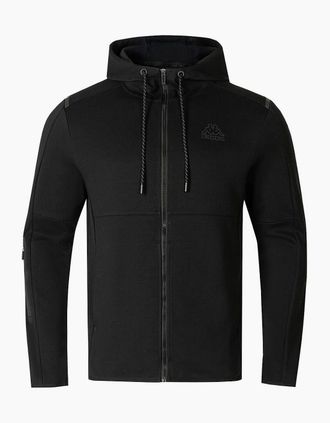 Kappa Mens Tfleece Zipullover Hoody - Black - Size: 42