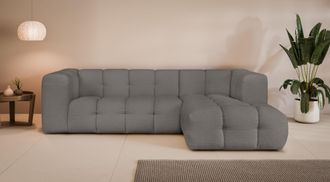 LeGer Home by Lena Gercke Ecksofa »TALISHA L-Form Designersofa, moderne Steppung, B/T/H: 276/178/75 cm« aufwendig gepolstert, hoher Sitzkomfort