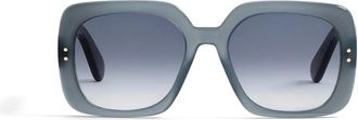Dior Oblique S1I Zonnebrillen - Dames - Zonnebrillen - Grijs - 54 MM - Accessoires