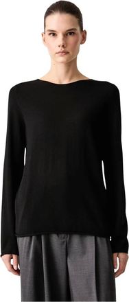 Marc O'Polo Maglione in maglia a girocollo - - Knitwear - Donna - Nero - S
