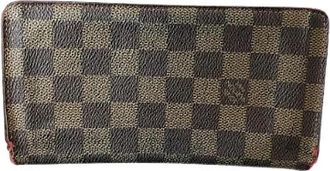 Louis Vuitton Pre-owned Vintage Leren Portemonnee - Dames - Vintage Accessoires - Bruin - ONE Size - Leer - Vintage