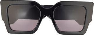 Off-white Catalina 55mm Square Sunglasses in Black Dark Grey at Nordstrom Rack