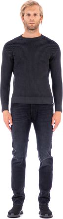 Fly3 Ribbed Wool-Cotton Pearl Knit Sweater