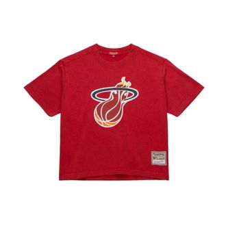 Mitchell & Ness Donna, Top, Rosso, S, new