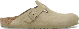 Birkenstock Klompen in suèdeleer Boston