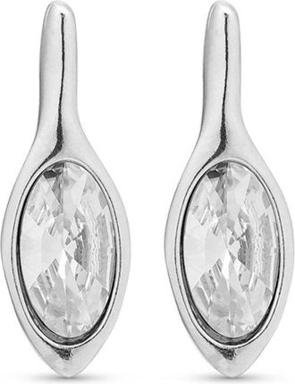 UNOde50 White Crystal Drop Earrings