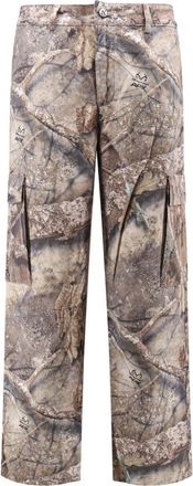 Represent Straight Trousers, male, Multicolor, M, Realtree Camo Cargo Trousers