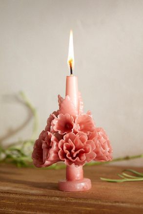 Terrain Oaxacan Floral Taper Candle, Medium