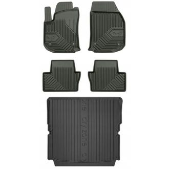 OEM Set 77 Alfombrillas Y Colchoneta Opel Zafira B 2005-2014 7 Plazas Con