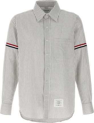 Thom Browne Grey Striped Shirt