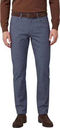 Gardeur Pantalon Gardeur blauw gemeleerd normale fit