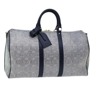Louis Vuitton Tweedehands Canvas Louis Vuitton tassen - Dames - Pre-owned - Grijs - Maat: ONE Size