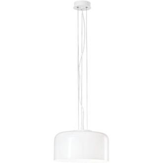 Fan Europe Sospensione Gibus Bianca 1Xe27 30X15Cm Fan Europe
