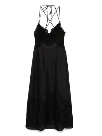 Ermanno Scervino Jurk met kant - Zwart