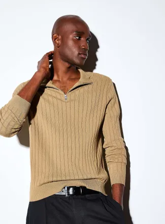 HUGO BOSS Mens STee Shirtbee etched rib sweater