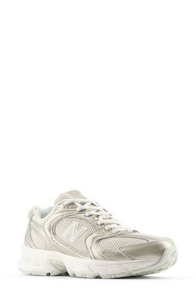 New Balance Gender Inclusive 530 Sneaker in Gold Metallic/Linen at Nordstrom, Size 10.5 Womens