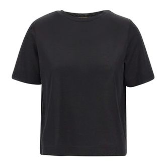 Gran Sasso T-Shirt - female - Gran Sasso - T-Shirts - Black - S - Tops