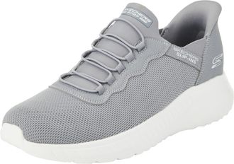 Skechers Mens Hands Free Slip-ins Bobs Squad Chaos-Daily Hype Sneaker, Gray, 11 UK
