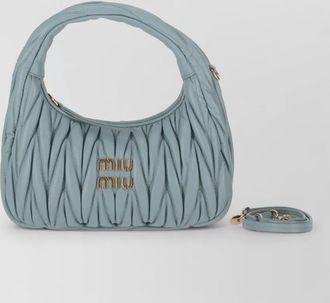 Miu Miu quilted tote bag detachable strap