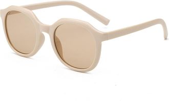 Generic Commuter Men Vacation Sunglasses Women Sports Party Driving Sun Glasses(Beige)