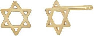 Bony Levy 14K Gold Star of David Single Stud Earring in 14K Yellow Gold at Nordstrom