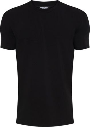 Dsquared2 T-shirt in cotone con logo - Nero
