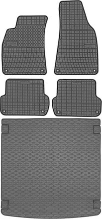 OEM Audi A4 B6 B7 Avant / Kombi De Noviembre De 2001 A Marzo De 2008. Juego De Alfombrillas De Goma Para Coche + Alfombrilla Para Maletero