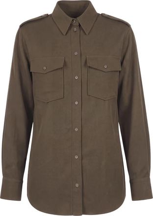 ottod'Ame Shirts - Dames - Overhemden - Groen - S - Overhemden