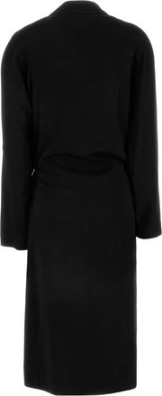 Loewe Womens Dress Black Viscose Elastane