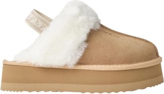 Ga&euml;lle Paris Eskimo Boot Sabot - Dames - Pantoffels - Bruin - 40 EU - Leer - Schoenen
