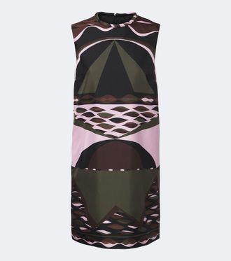 Pucci Dune silk twill shift dress