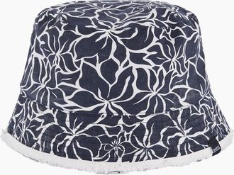 Regatta Womens Regatta Womens/Ladies Floral Reversible Bucket Hat - Navy - Size: L-XL
