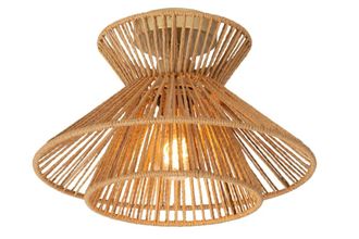 Lucide L&aacute;mpara de techo de papel 1xE27, natural