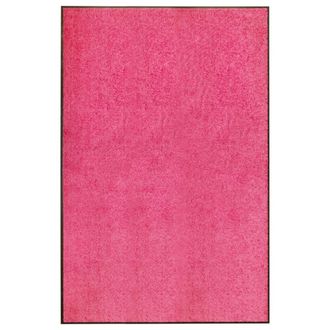 vidaXL Felpudo Lavable Rosa 120x180 Cm Vidaxl