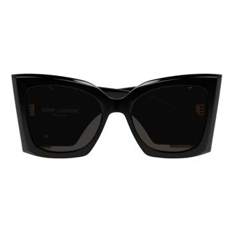 Saint Laurent Sunglasses Sl M119 Blaze 001 Black/Black Women