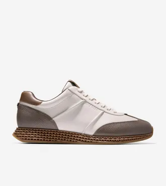 Cole Haan Mens GrandPr&oslash; SkyWeave Low-Profile Sneakers - Beige Size 10.5