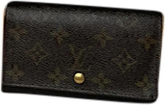 Louis Vuitton Pre-owned Leren Portemonnee - Dames - Vintage Accessoires - Bruin - ONE Size - Leer - Vintage