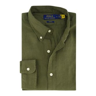 Polo Ralph Lauren Heren, Overhemden, Groen, Maat: M