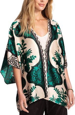 Johnny Was Ronan Silk-Blend Kimono
