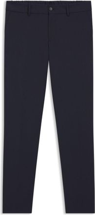 BOSS Washable slim-fit trousers in a wool blend