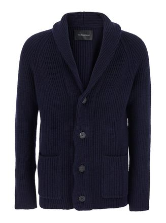 Tagliatore Jackson Stretch Wool Cardigan