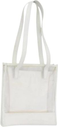 Loewe Pre-owned Tote Bags, female, White, Size: ONE SIZE Pre-owned Tote Bag